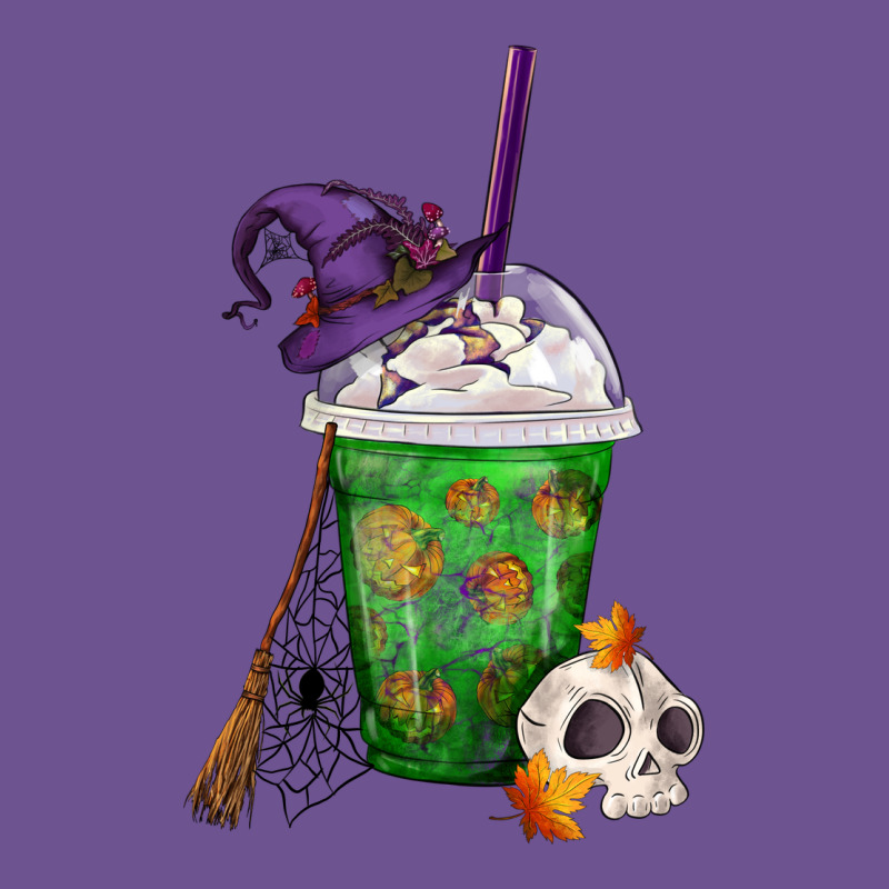 Halloween Spooky Pumpkins Frappe Vintage Tee by FaDigitalArtStudio | Teevron