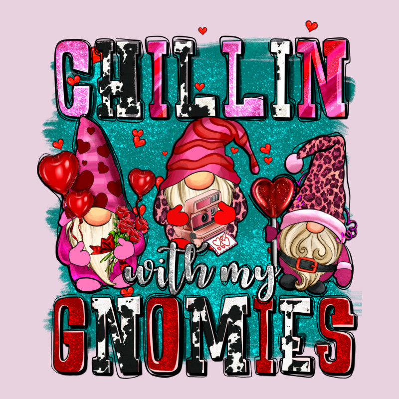 Chillin With My Gnomies Olivia Ladies Tee by OliviaCreatesArt | Teevron