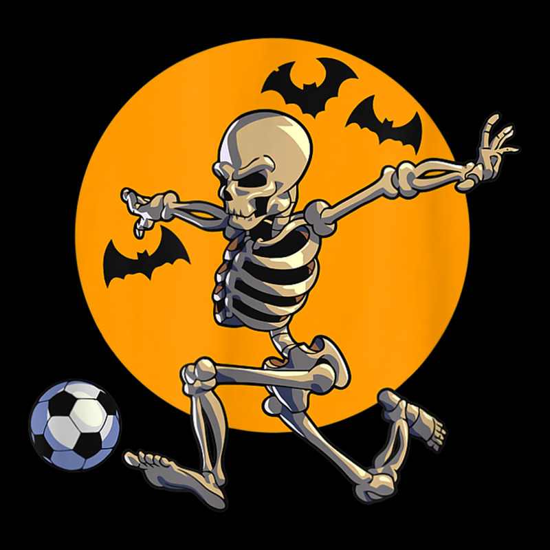 Skeleton Soccer Player Funny Halloween Blood Moon Urban Hoodie by DesignPulse | Teevron