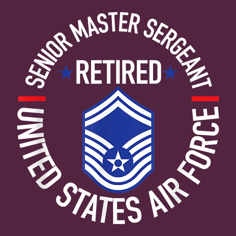 Senior Master Sergeant Retired Air Force Retirement Gifts T Shirt Urban Hoodie by DesignPulse | Teevron