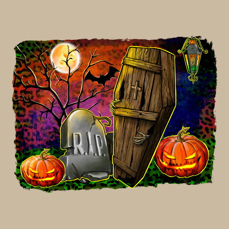 Headstone And Coffin Background Long Sleeve Tee by BundleAndBundleShop | Teevron