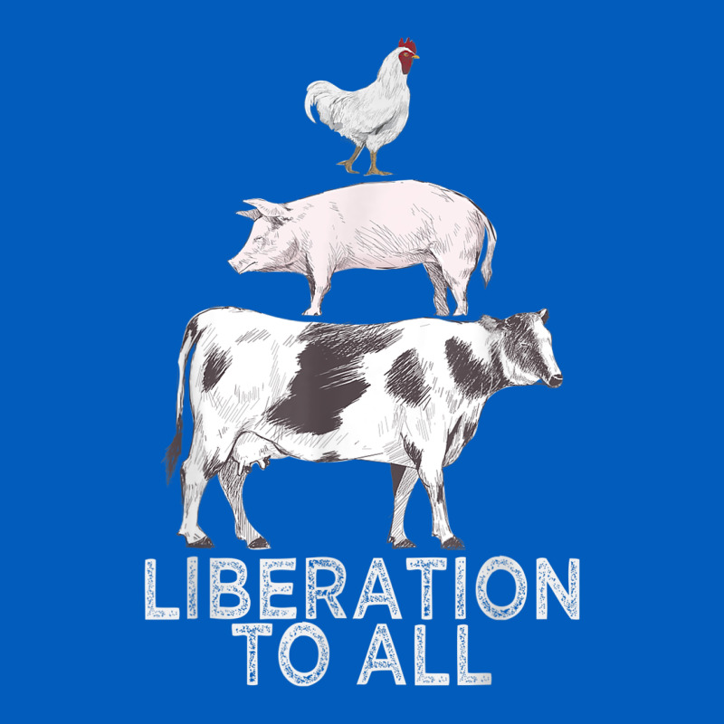 Liberation To All Vegan Vegetarian Food Animal Love Urban Hoodie by PixelWave | Teevron