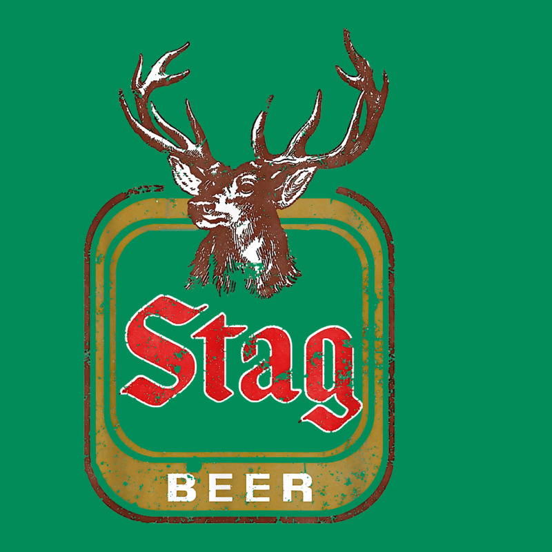 Vintage Stag Beer, Distressed Urban Hoodie by Craftify | Teevron