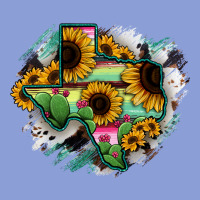 Texas Map Sunflower Cactus Serape Long Sleeve Tee | Teevron