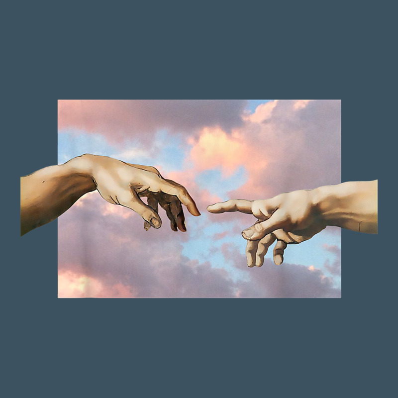 Creation Of Adam Hands Aesthetic T Shirt Urban Hoodie by InspiraDesign | Teevron