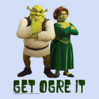 Shrek Fiona & Shrek Get Ogre It Text Poster Urban Hoodie | Teevron