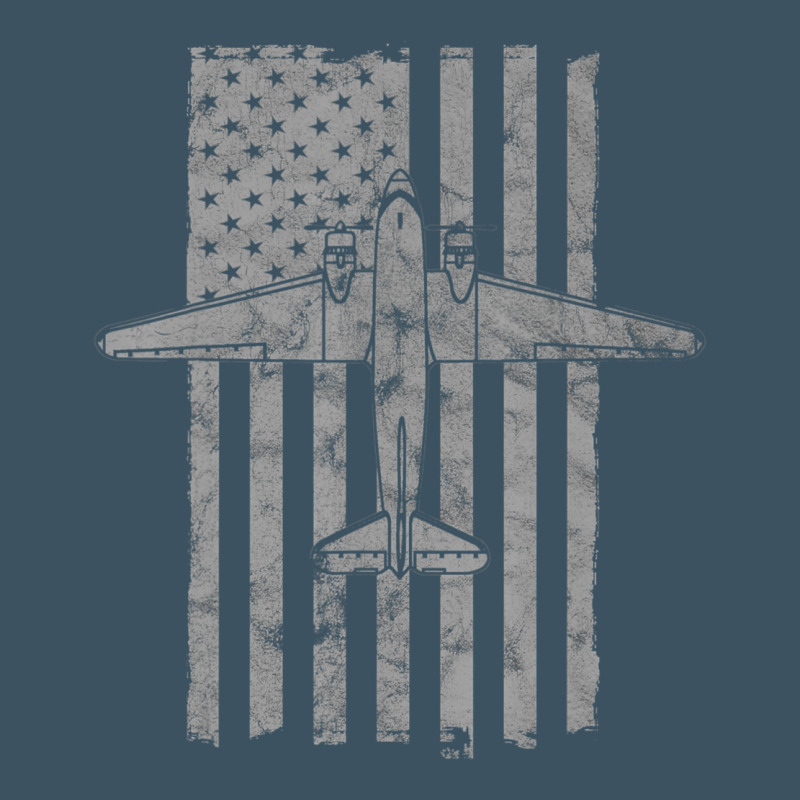 C-47 Skytrain Wwii Transport Airplane Vintage Flag Urban Hoodie by InspiraDesign | Teevron