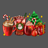 Christmas Coffee Cups With Gift And Christmas Tree Zipper Hoodie | Teevron