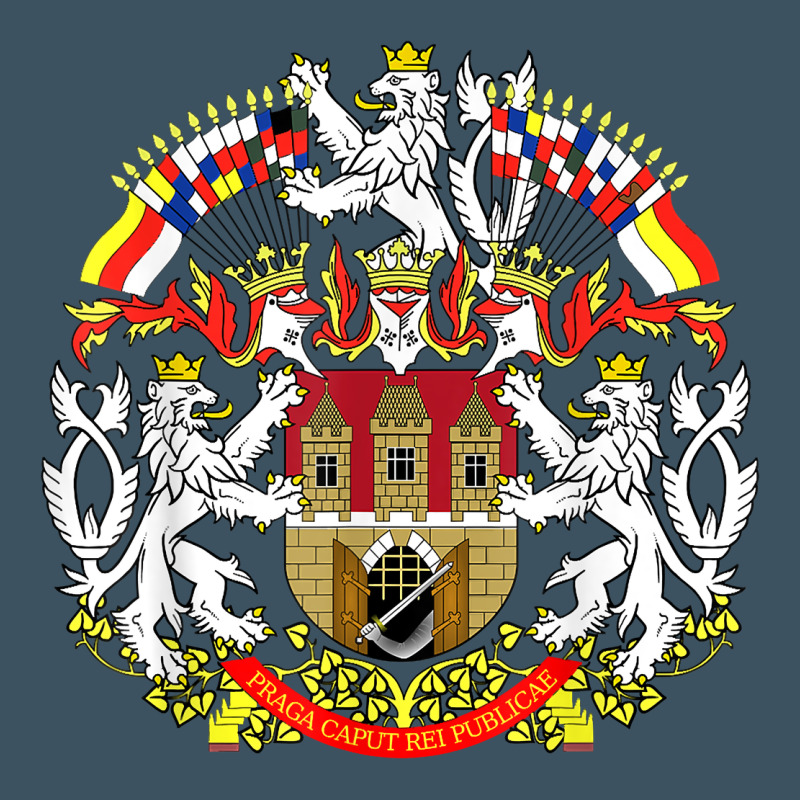 Praha Prague Czech Republic Coat Of Arms Ex Czechoslovakia T Shirt Urban Hoodie by ArtChic | Teevron