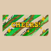 Leopar And Cowhide With Cheers Heavyweight Sweatshirt | Teevron