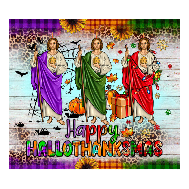 San Judas Happy  Hallothanksmas Premium Sweatshirt by JahusDesignShop | Teevron