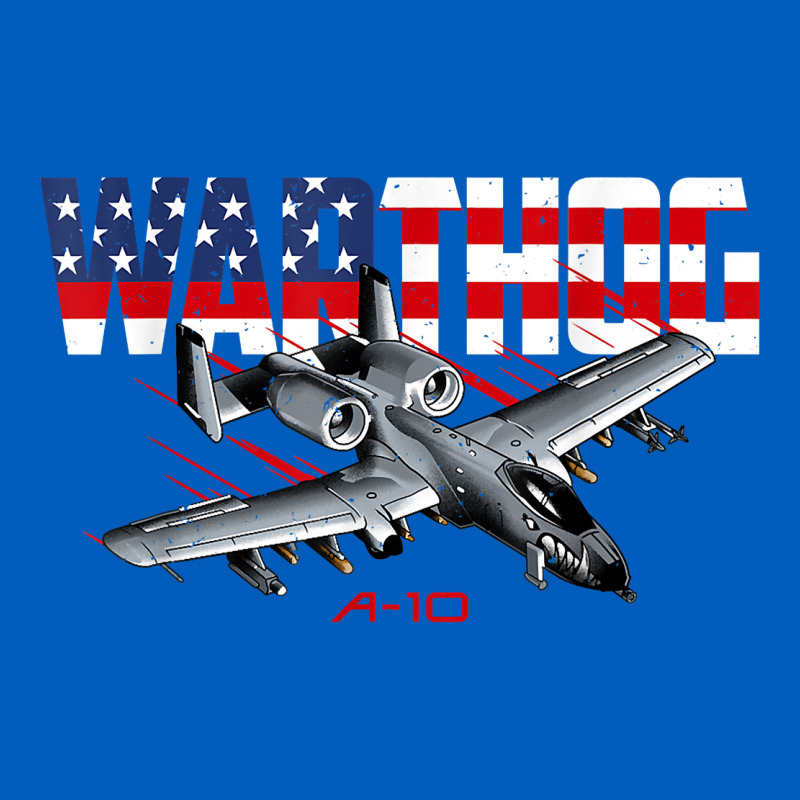 Military Airplane A-10 Warthog American Flag Urban Hoodie by StudioElite | Teevron