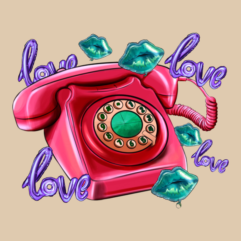 Love Balloons And Pink Valentines Telephone Heavyweight Sweatshirt by AdoDesignShop | Teevron