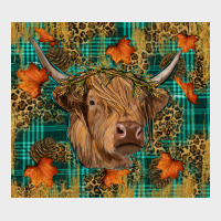 Western Fall Cow Urban Hoodie | Teevron
