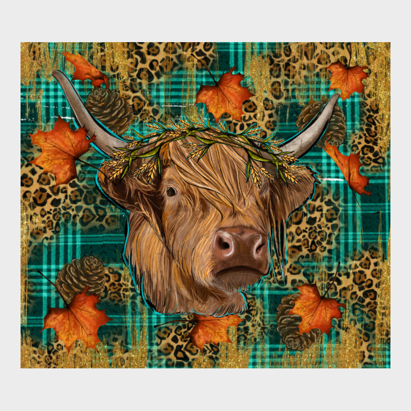 Western Fall Cow Urban Hoodie by RanaPortraitStore | Teevron