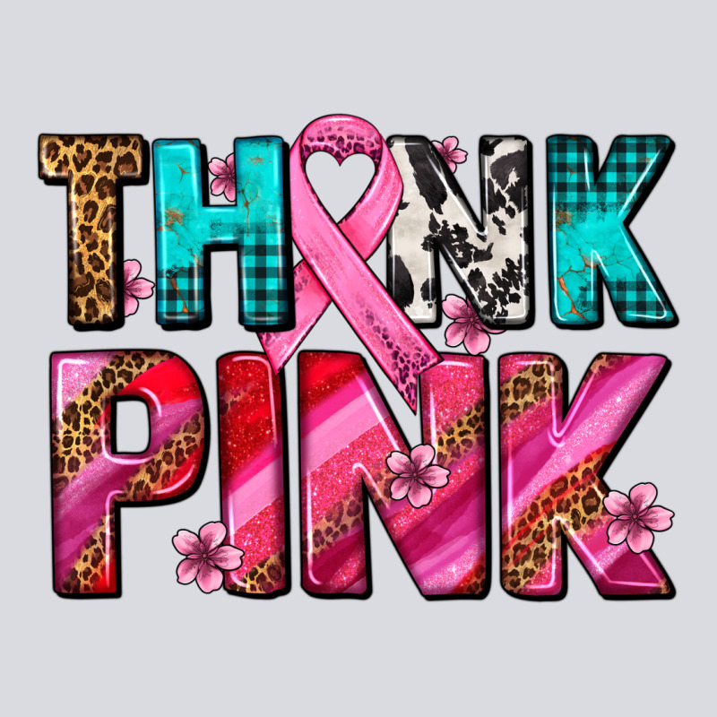 Think Pink Cancer Ribbon Zipper Hoodie by AdoDesignShop | Teevron