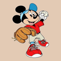 Micky-playing-baseball-cartoon-illustration-- Urban Hoodie | Teevron