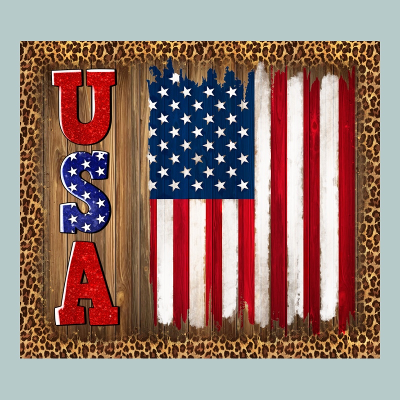 America Usa Flag Tumbler Heavy Core Tee by TumblerDesignByShophia | Teevron