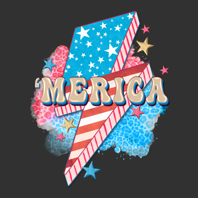 Merica Leopard Lightning Bolt Urban Heavy Tee by FaDigitalArtStudio | Teevron