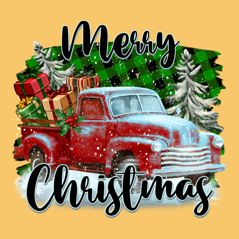 Merry Christmas Truck With Gifts Vintage Hoodie by FaDigitalArtStudio | Teevron