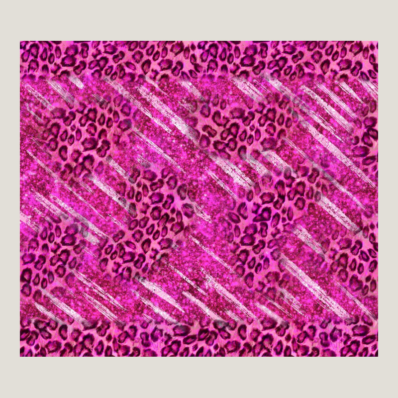 Pink Glitter With Leopard Pattern Heavy Core Tee by TumblerDesignByShophia | Teevron