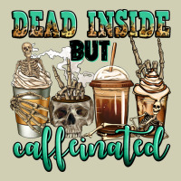 Dead Inside But Caffeinated Skeleton Coffee Cups Heavy Core Tee | Teevron