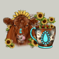 Sunflower Coffee Cup Red Angus Gemstone Heavyweight Hoodie | Teevron