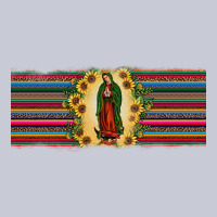 Lady Of Guadalupe  Sunflower Heavyweight Hoodie | Teevron