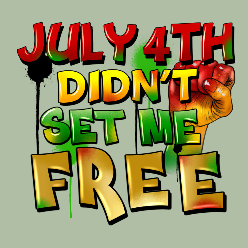 July 4th Didn't Set Me Free Urban Heavy Tee by FaDigitalArtStudio | Teevron