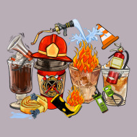 Firefighter Coffee Cups Vintage Tee | Teevron