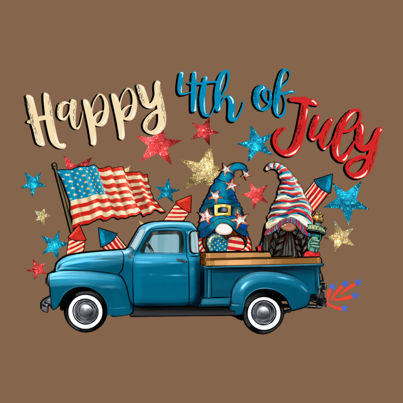 Happy 4th Of July Gnome Truck Premium Tee by CowGirlArtShop | Teevron