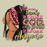 She Who Kneels Before God Can Stand Before Anyone Heavy Core Tee | Teevron