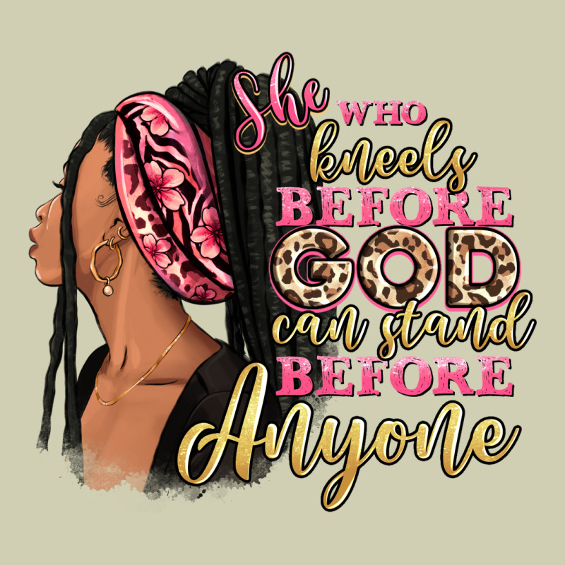 She Who Kneels Before God Can Stand Before Anyone Heavy Core Tee by RanaPortraitStore | Teevron