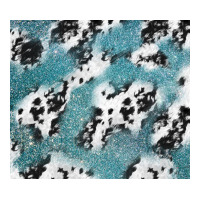 teal glitter and cowhide | Teevron