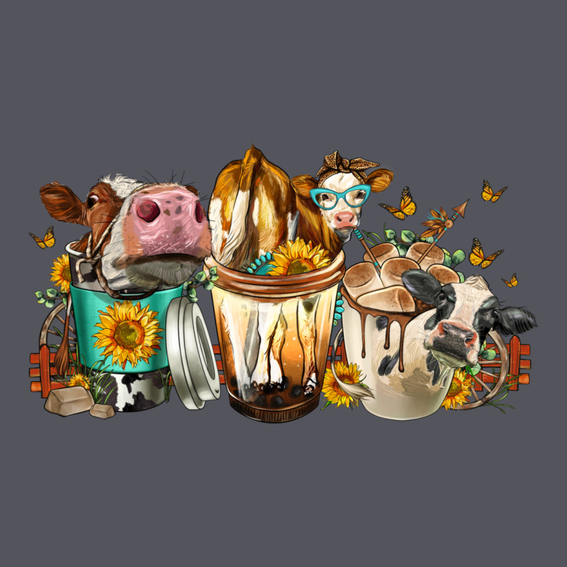 Cows And Coffee Vintage Hoodie by FaDigitalArtStudio | Teevron