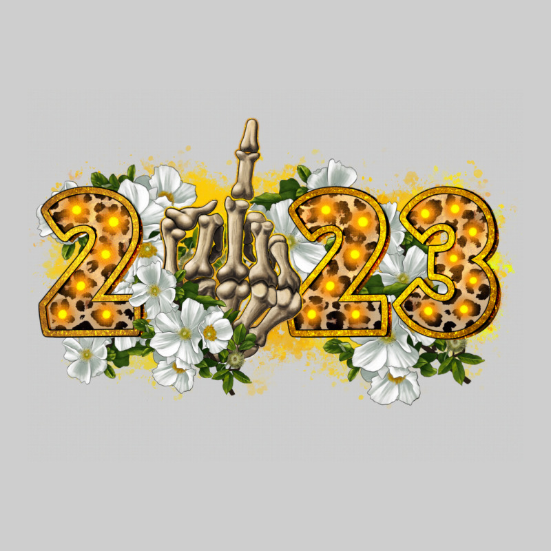 2023 Skeleton Middle Finger New Year Premium Tee by CowGirlArtShop | Teevron