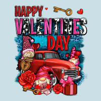 Happy Valentines Day With Gnomes And Truck Olivia Ladies Tee | Teevron