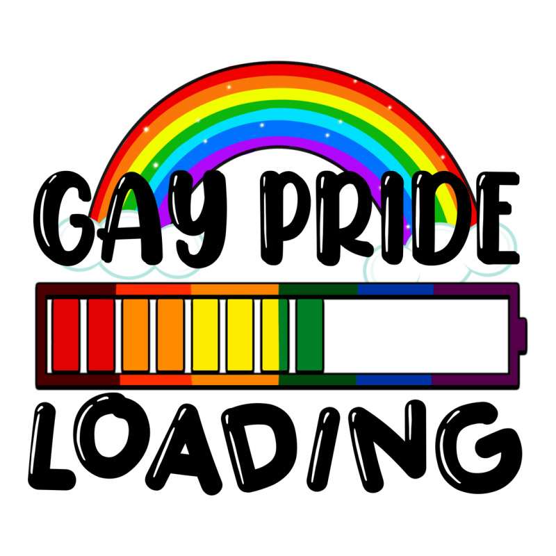 Gay Pride Loading Urban Heavy Tee by FaDigitalArtStudio | Teevron
