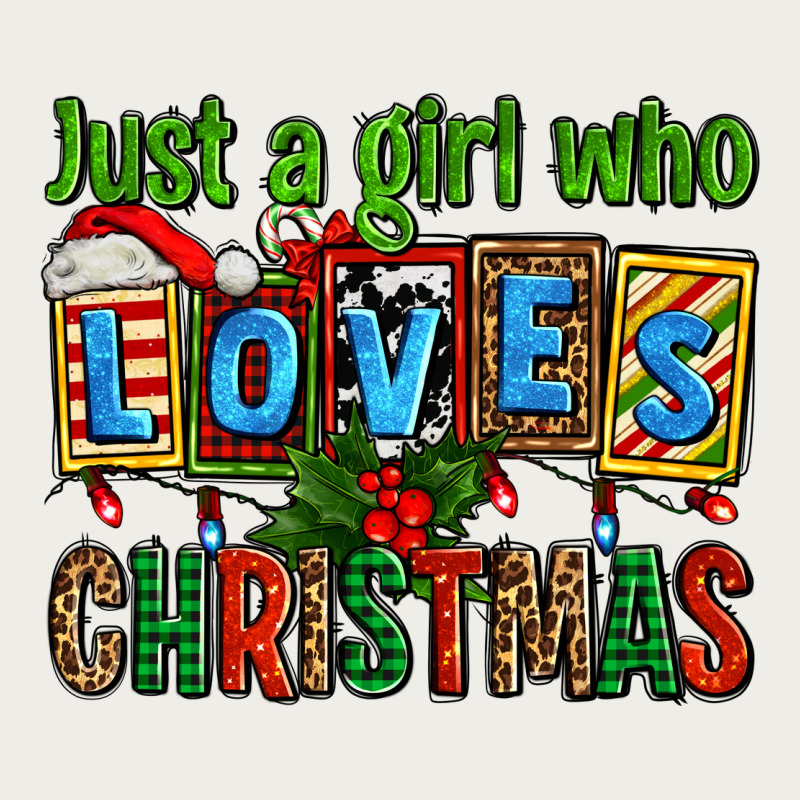 Just A Girl Who Loves Christmas Zipper Hoodie by AdoDesignShop | Teevron