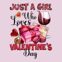 Just A Girl Who Loves Valentine's Day Ladies Tee | Teevron