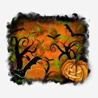 Halloween Background Urban Hoodie | Teevron