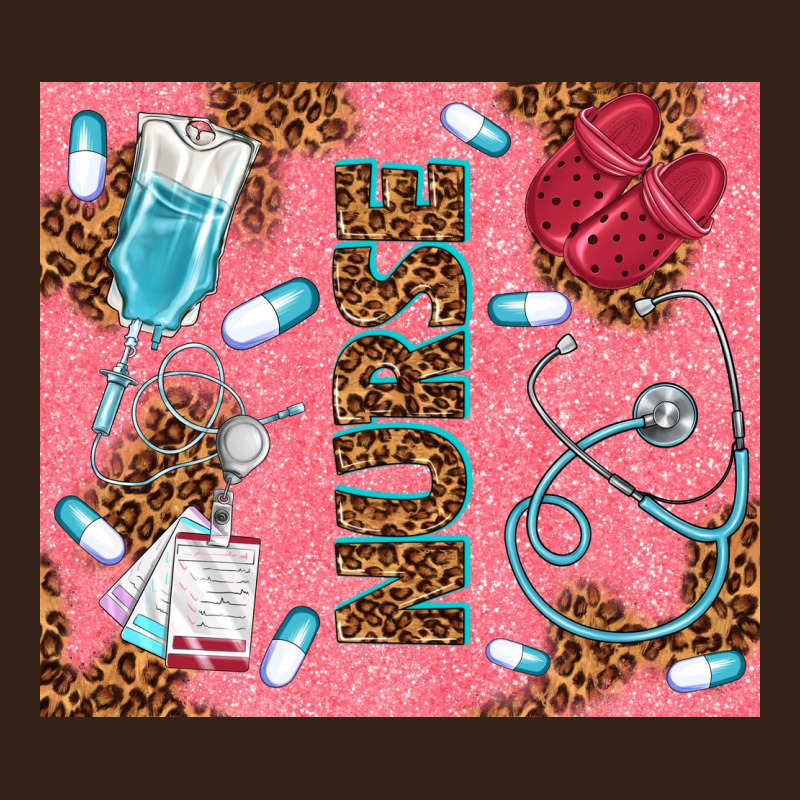 Pink Glitter Nurse Heavy Core Tee by TumblerDesignByShophia | Teevron