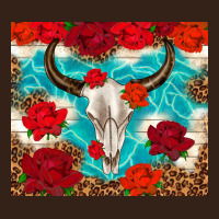 Bull Skull Rose Heavy Core Tee | Teevron