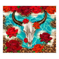 bull skull rose | Teevron