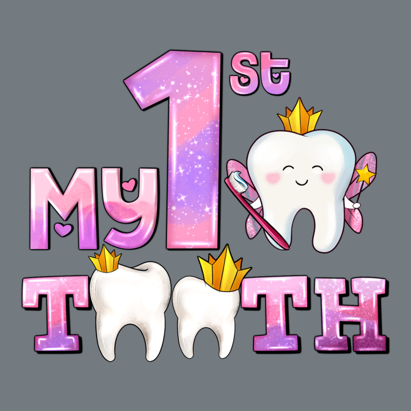 My First Tooth With Teeth For Girls Heavyweight Sweatshirt by AdoDesignShop | Teevron