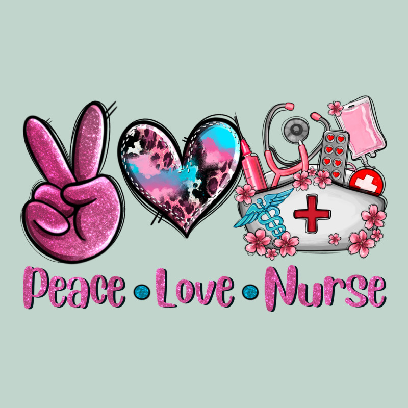 Peace Love Nurse Zipper Hoodie by AdoDesignShop | Teevron