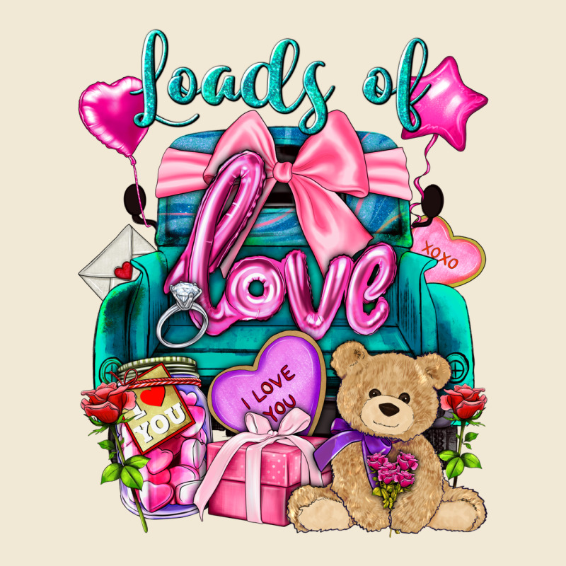 Loads Of Love Truck Valentine's Day Premium Tee by HowdyJamesFarm | Teevron