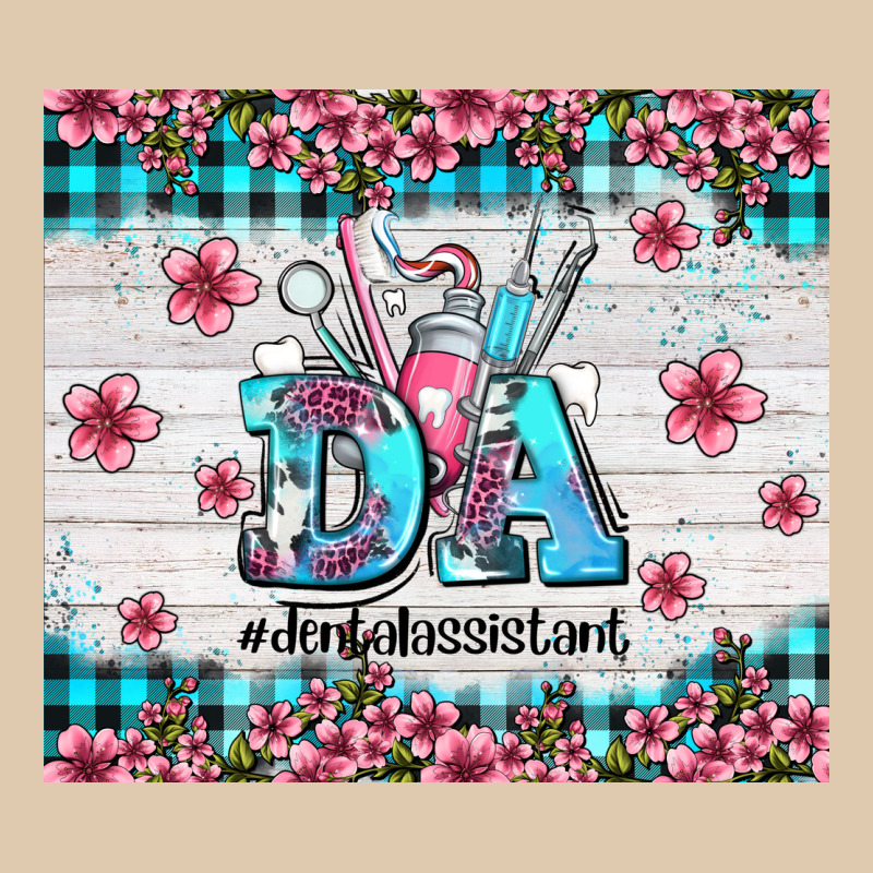 Da Dental Assistant Dentist Element With Flowers Heavyweight Sweatshirt by AdoDesignShop | Teevron