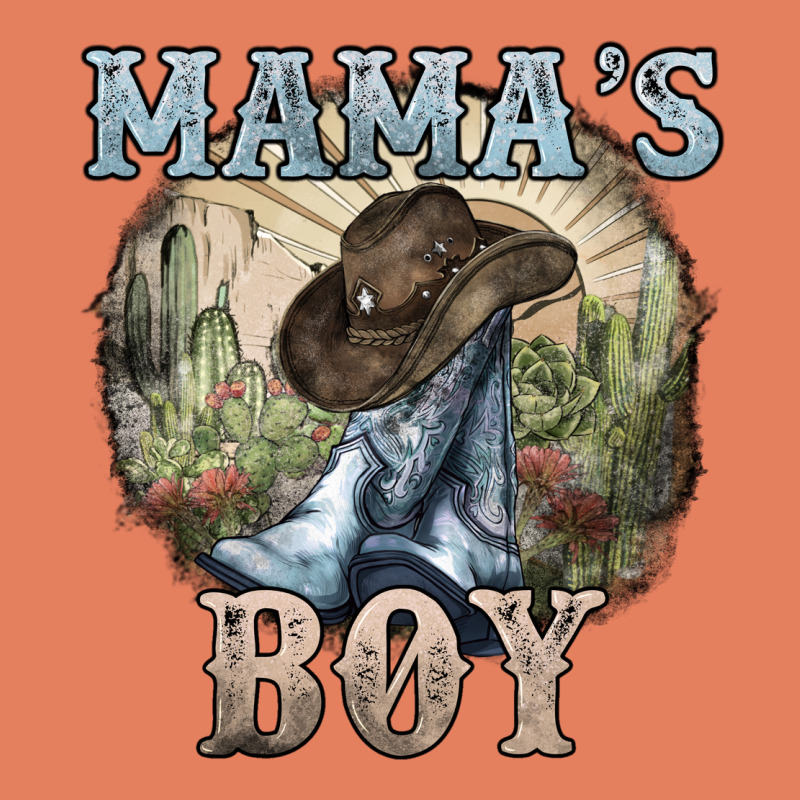 Mama's Boy Western Cowboy Boots Cactus Classic Tee by HowdyJamesFarm | Teevron