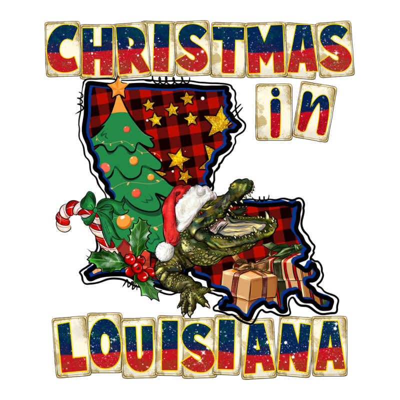 Christmas In Louisiana Premium Tee by CowGirlArtShop | Teevron